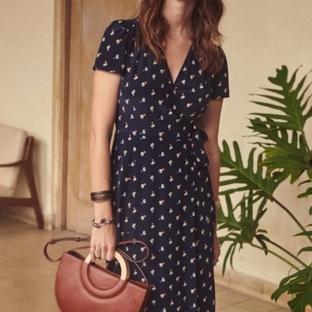 Seazane Dress style Amber size 40, Navy floral print